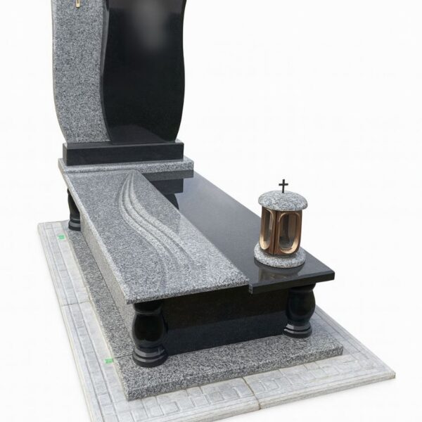 Одинарний складний пам'ятник №40 Ціна 55,500грн